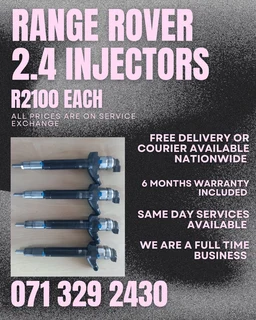 Range Rover 2.4 Diesel Injectors For Sale With Warranty