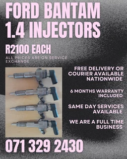 Ford Bantam 1.4 Diesel Injectors For Sale With Warranty