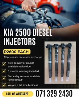 Kia 2500 Injectors For Sale With Warranty On