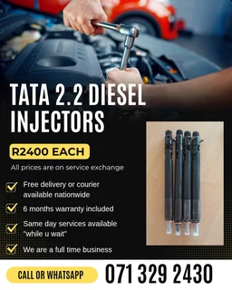 Tata 2.2 Injectors For Sale With Warranty On