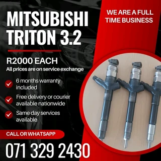 Mitsubishi Triton 3.2 Injectors For Sale With Warranty