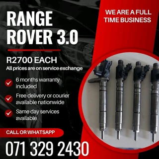 Range Rover 3.0 Injectors For Sale With Warranty