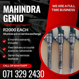 Mahindra Genio Diesel Injectors For Sale With Warranty