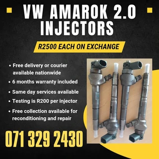 Vw Amarok 2.0 Diesel Injectors For Sale With