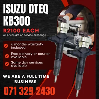 Isuzu Dteq Kb300 Diesel Injectors For Sale With Warranty