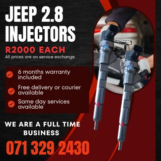 Jeep 2.8 Diesel Injectors For Sale With Warranty