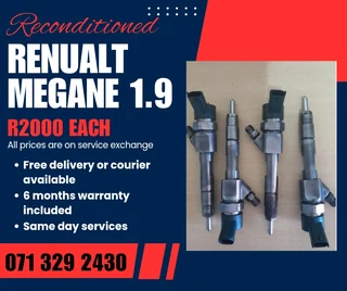 Renualt Megane 1.9 Injectors For Sale With Warranty