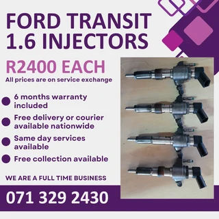 Ford Transit 1.6 Injectors For Sale With Warranty