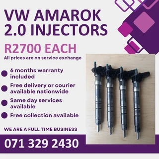Vw Amarok 2.0 Diesel Injectors For Sale With Warranty