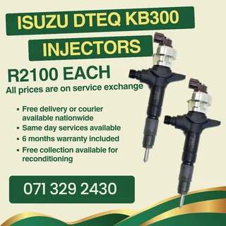 Isuzu Dteq Kb300 Diesel Injectors For Sale With Warranty