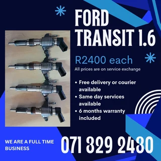 Ford Transit 1.6 Injectors For Sale With Warranty On