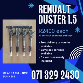 Renualt Duster 1.5 Diesel Injectors For Sale With Warranty