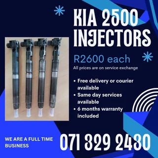 Kia 2500 Diesel Injectors For Sale With Warranty On