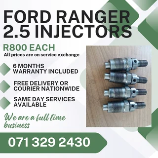 Ford Ranger 2.5 Diesel Injectors For Sale With Warranty On