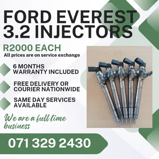 Ford Everest 3.2 Injectors For Sale With Warranty