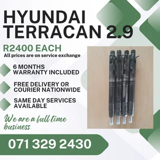 Hyundai Terracan 2.9 Injectors For Sale With Warranty
