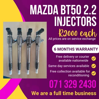 Mazda Bt50 2.2 Diesel Injectors For Sale With Warranty