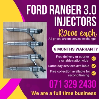 Ford Ranger 3.0 Diesel Injectors For Sale With Warranty