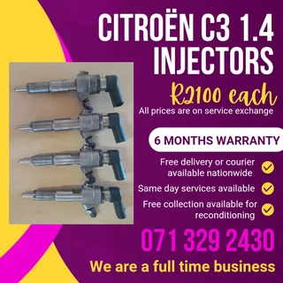Citroën C3 1.4 Diesel Injectors For Sale With Warranty