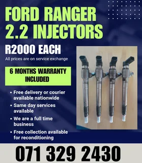 Ford Ranger 2.2 Diesel Injectors For Sale With Warranty
