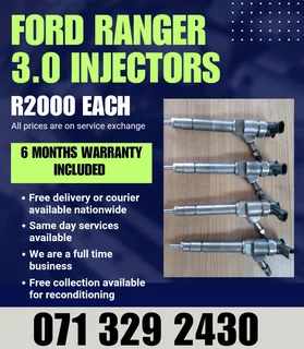 Ford Ranger 3.0 Injectors For Sale With Warranty