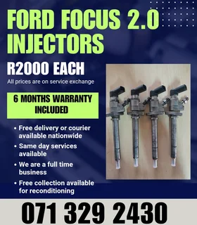 Ford Focus 2.0 Injectors For Sale With Warranty