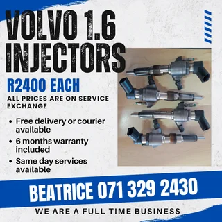 Volvo 1.6 Injectors For Sale With Warranty On