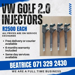 Vw Golf 2.0 Injectors For Sale With Warranty