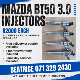 Mazda Bt50 3.0 Diesel Injectors For Sale With Warranty