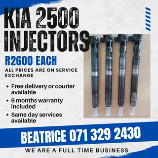 Kia 2500 Diesel Injectors For Sale With Warranty