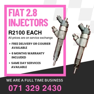 Fiat 2.8 Injectors For Sale With Warranty On