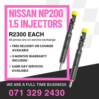 Nissan Np200 1.5 Diesel Injectors For Sale With Warranty