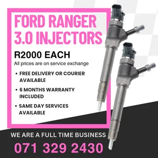 Ford Ranger 3.0 Diesel Injectors For Sale With Warranty