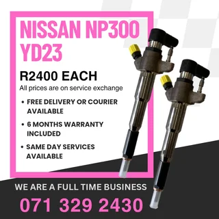 Nissan Np300 Yd23 Injectors For Sale With Warranty