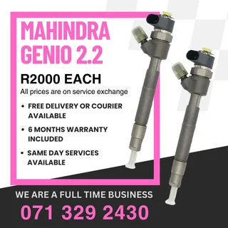 Mahindra Genio 2.2 Injectors For Sale With Warranty