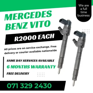 Mercedes Benz Vito Diesel Injectors For Sale With Warranty