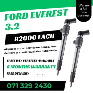 Ford Everest 3.2 Injectors For Sale With Warranty On