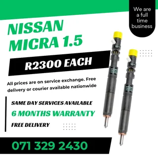 Nissan Micra 1.5 Diesel Injectors For Sale With Warranty