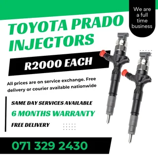 Toyota Prado Diesel Injectors For Sale With Warranty