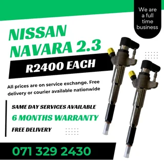 Nissan Navara 2.3 Diesel Injectors For Sale With Warranty