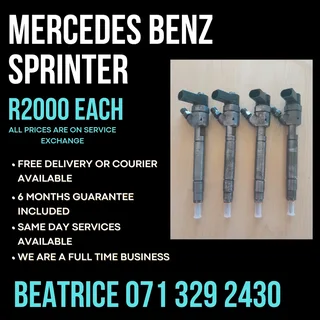 Mercedes Benz Sprinter Injectors For Sale With Warranty