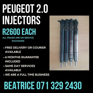 Peugeot 2.0 Diesel Injectors For Sale With Warranty