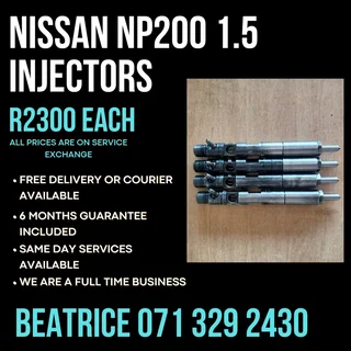 Nissan Np200 1.5 Diesel Injectors For Sale With Warranty