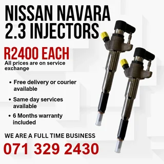 Nissan Navara 2.3 Diesel Injectors For Sale With Warranty