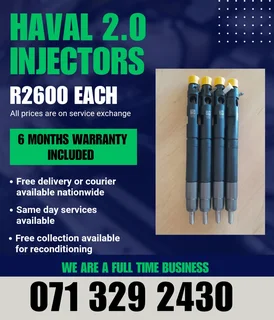 Haval 2.0 Injectors For Sale With Warranty