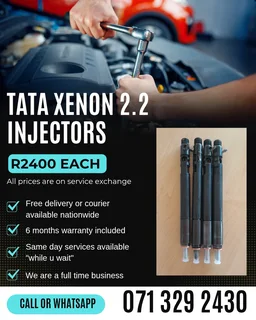 Tata Xenon 2.2 Injectors For Sale With Warranty