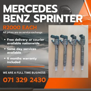Mercedes Benz Sprinter Injectors For Sale With Warranty