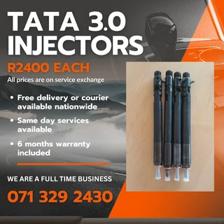 Tata 3.0 Diesel Injectors For Sale With Warranty