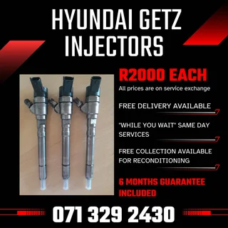 Hyundai Getz 1.5 Diesel Injectors For Sale With Warranty