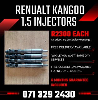 Renualt Kangoo 1.5 Diesel Injectors For Sale With Warranty